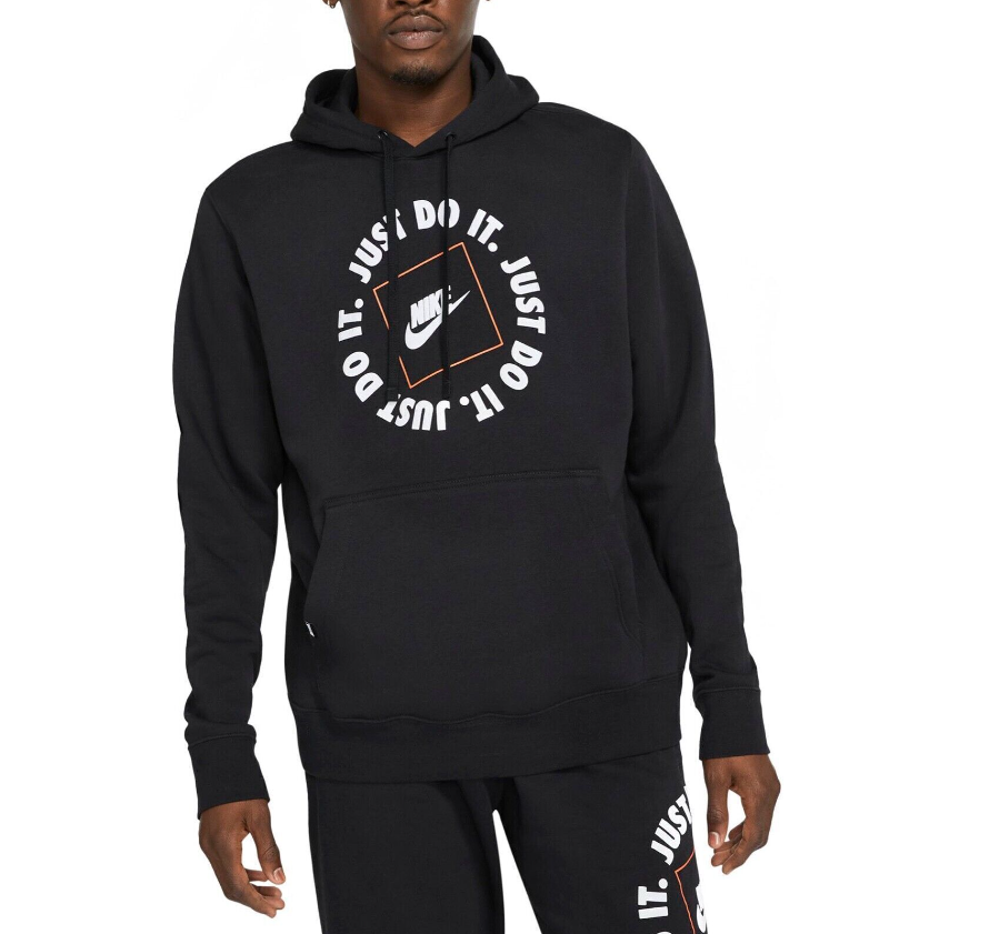 New Mens Nike Gym Athletic JDI Just Do It Hoodie Hooded Sweatshirt Pullover